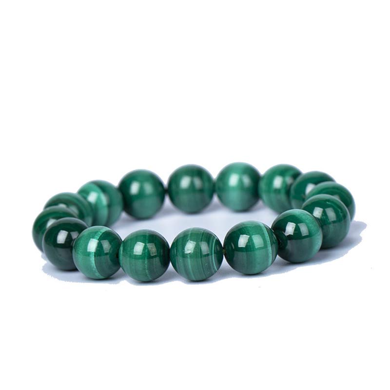 Bracelet de protection et de calme en malachite naturelle Buddha Stones
