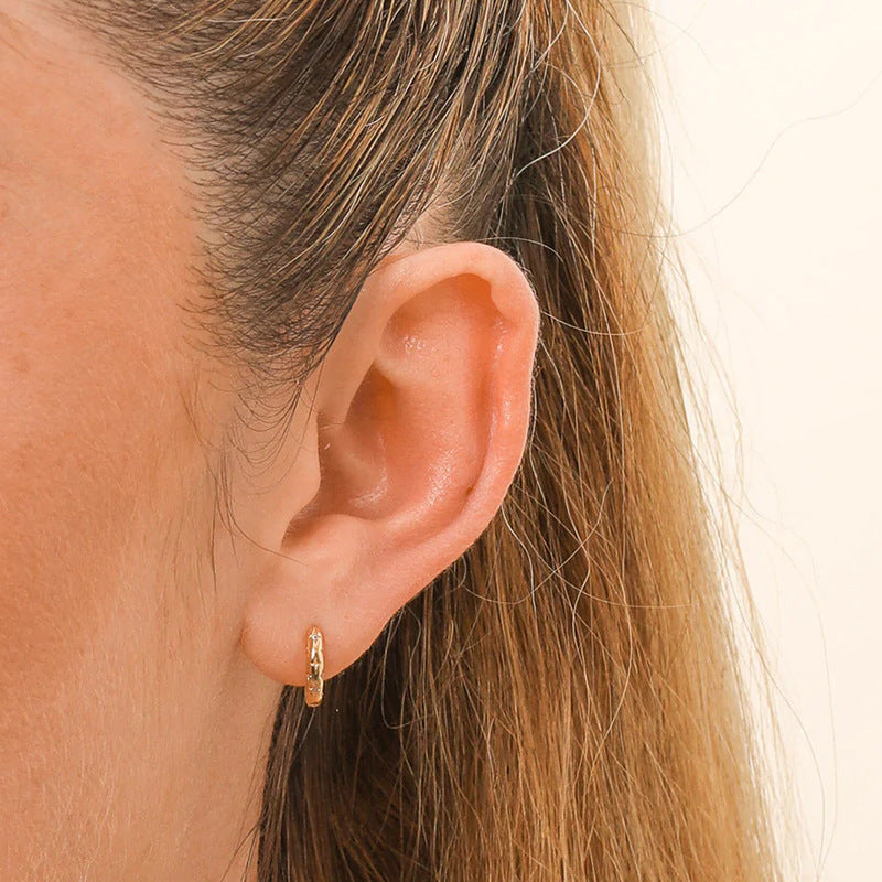 Boucles d'oreilles Huggie Étoiles filantes