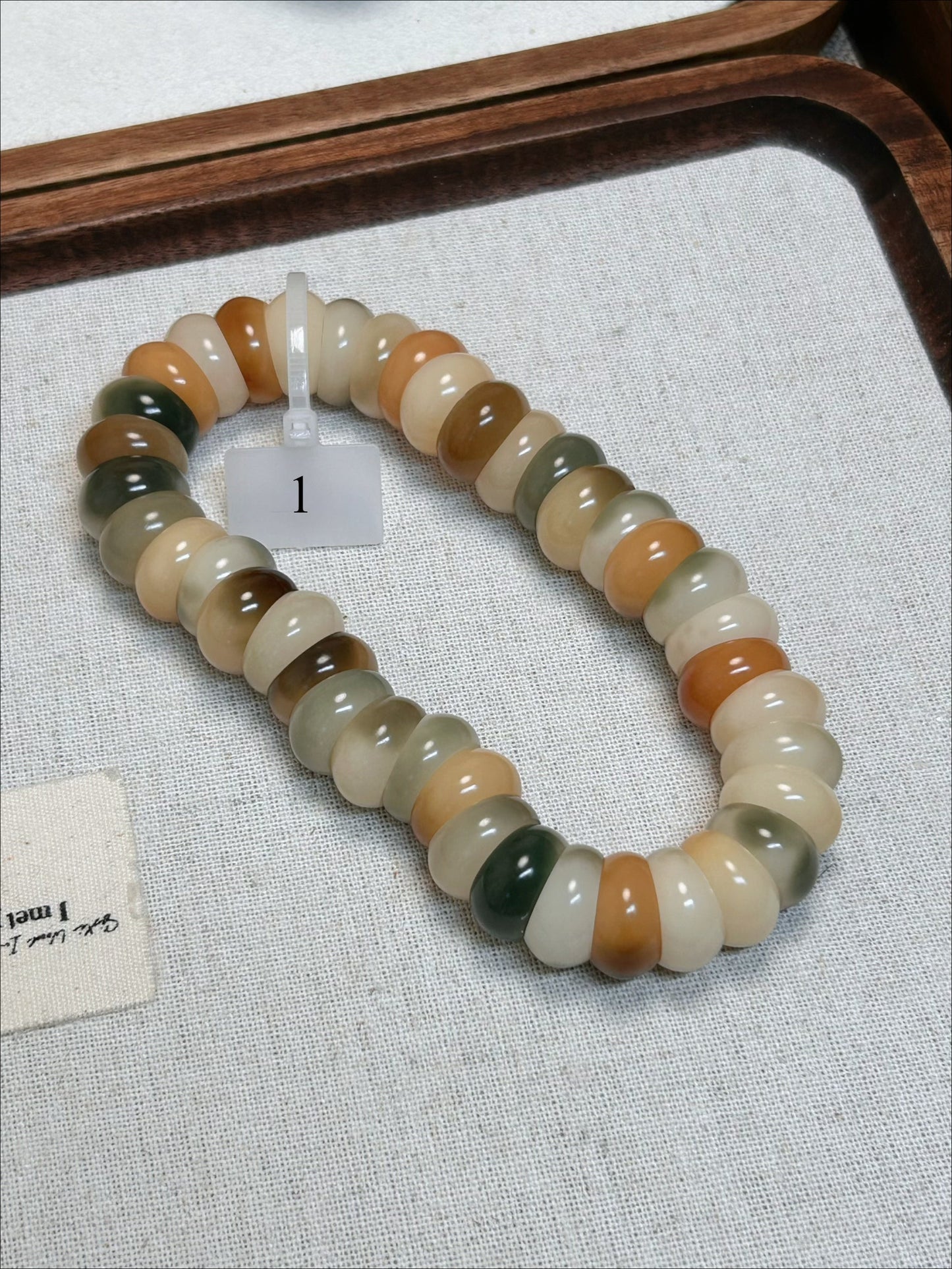Bodhi Bracelet Thin-Slice Flying Saucer Stress Relief Bracelet 14MM