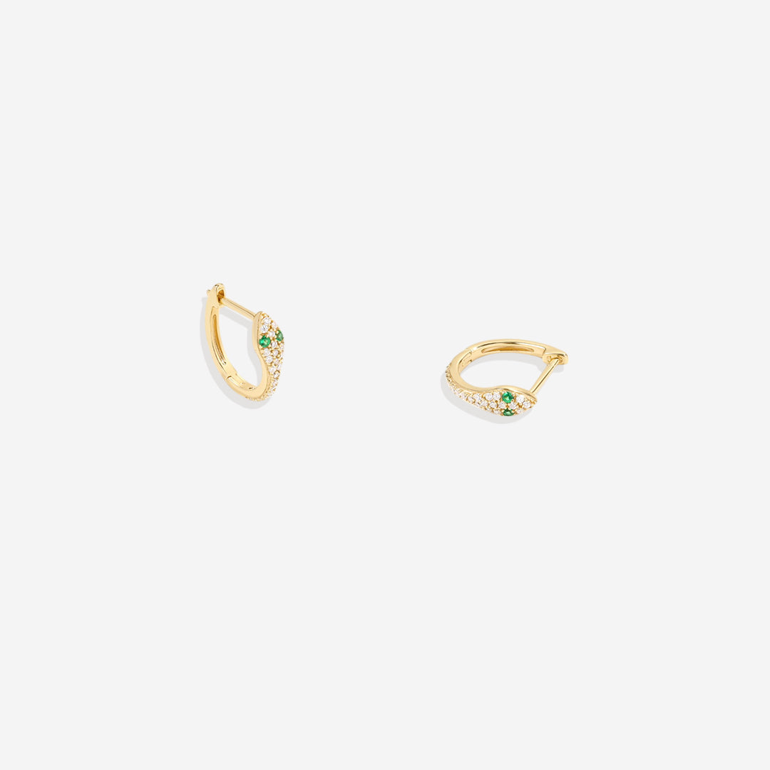Snake Huggie Earrings
