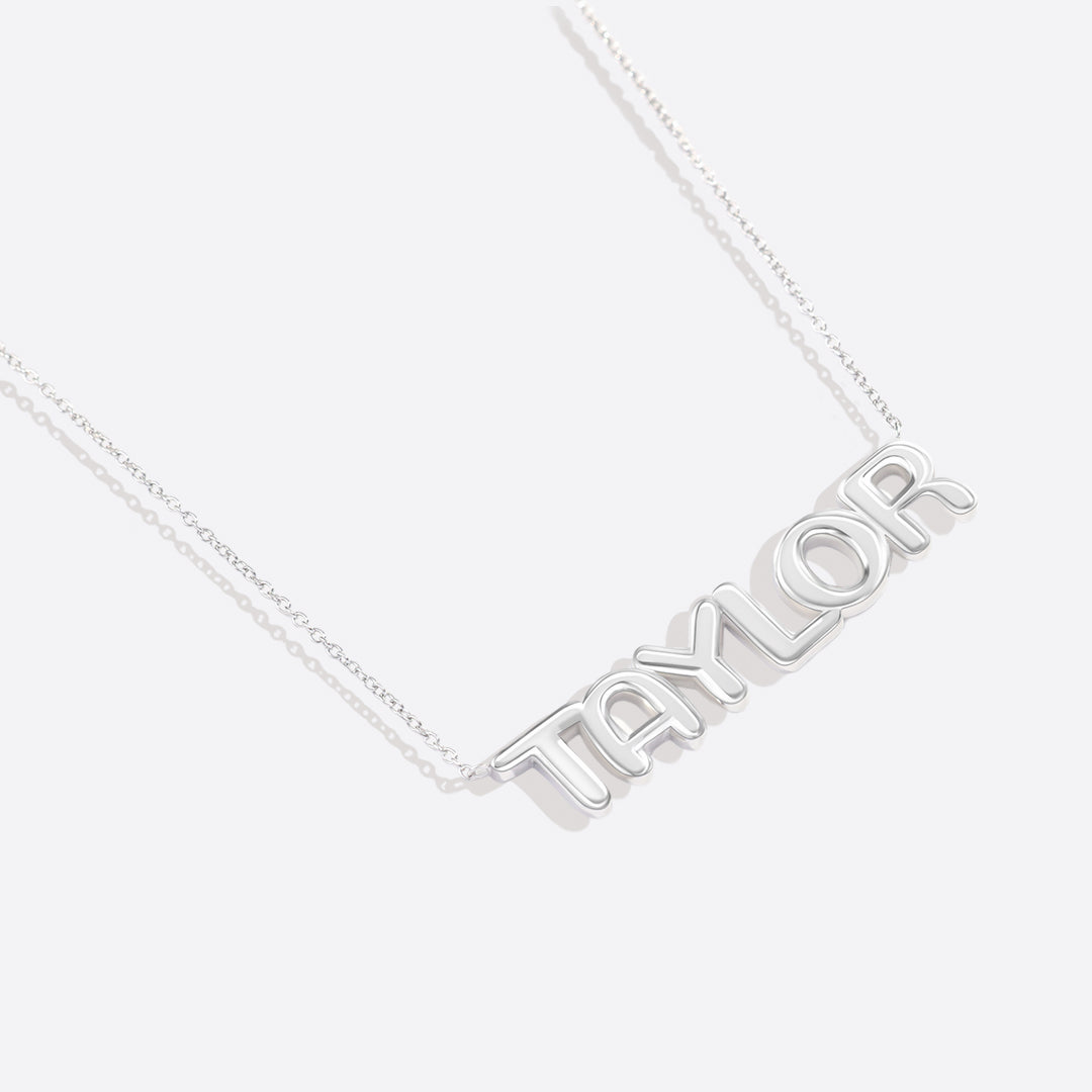 Collier prénom ballon