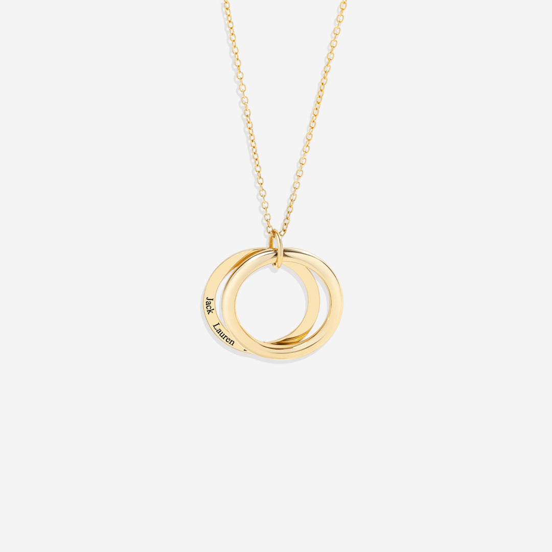 Hidden Message Ring Necklace