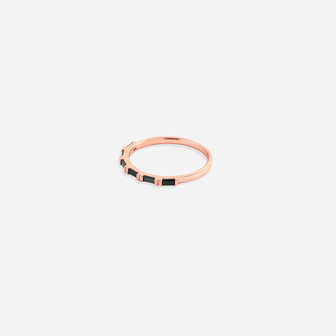 Bague en diamant baguette