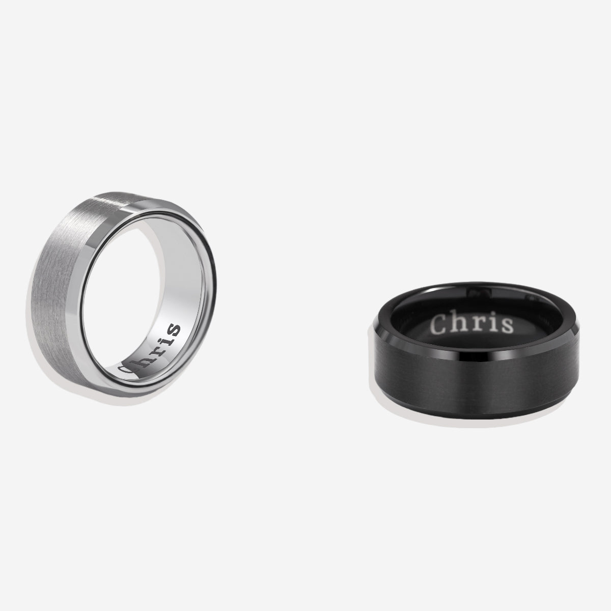 Bague pour homme en tungstène