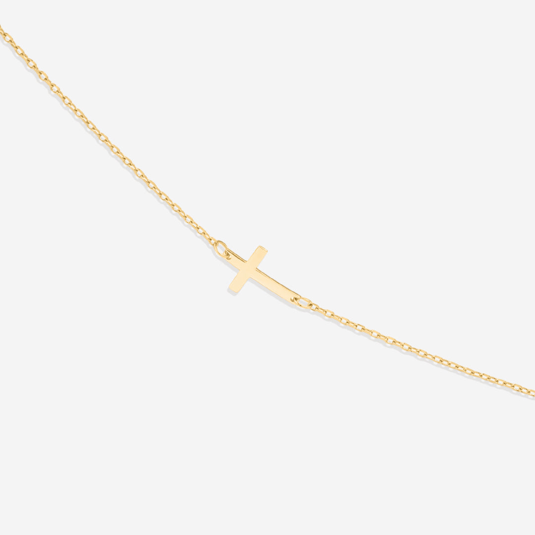 Bracelet à breloques en croix