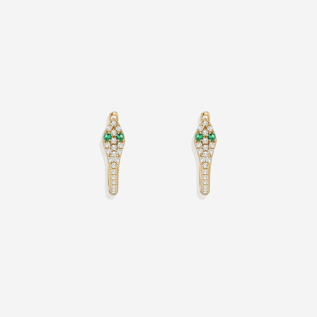 Snake Huggie Earrings
