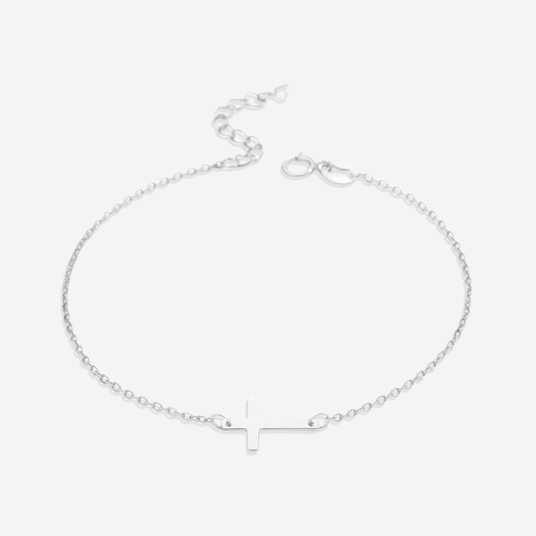 Bracelet à breloques en croix