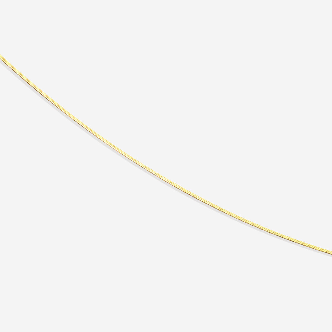 Collier délicat à chevrons
