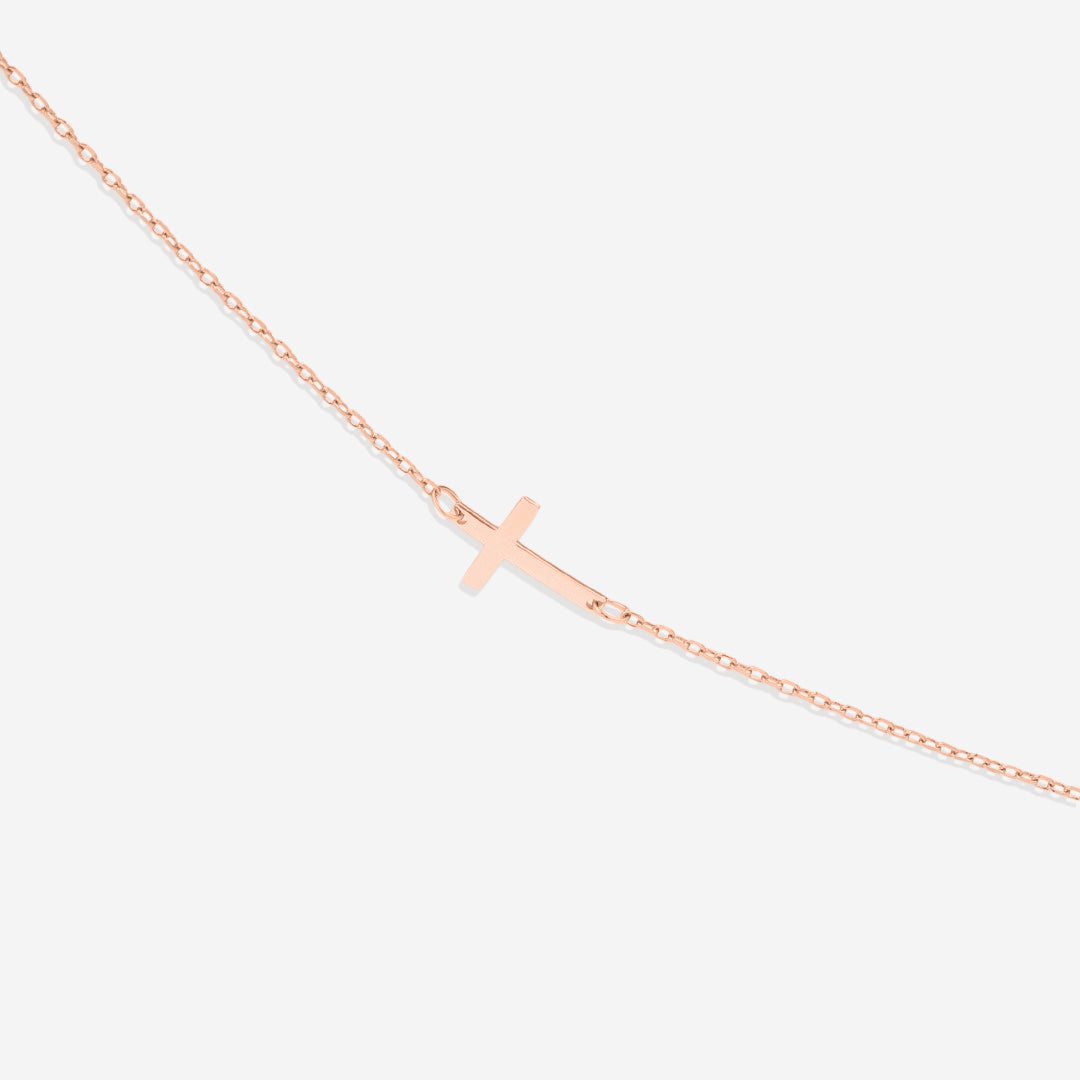 Bracelet à breloques en croix