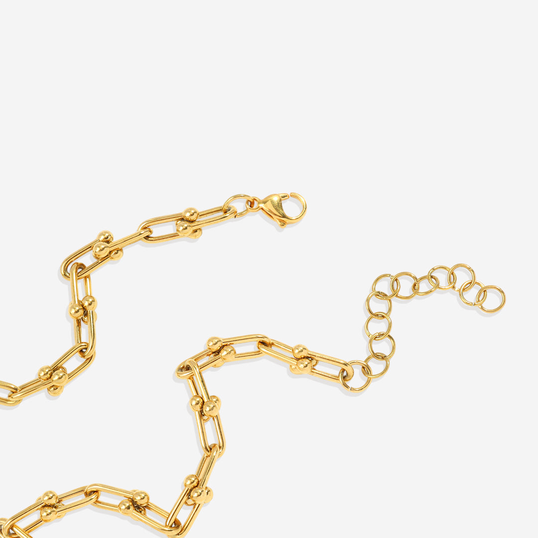 Halskette mit abgestufter Gliederkette