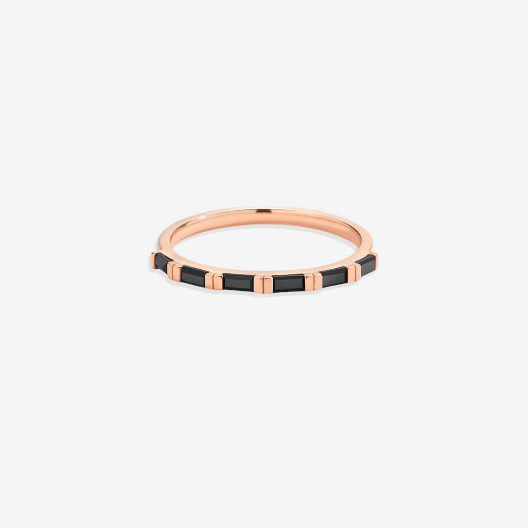 Bague en diamant baguette