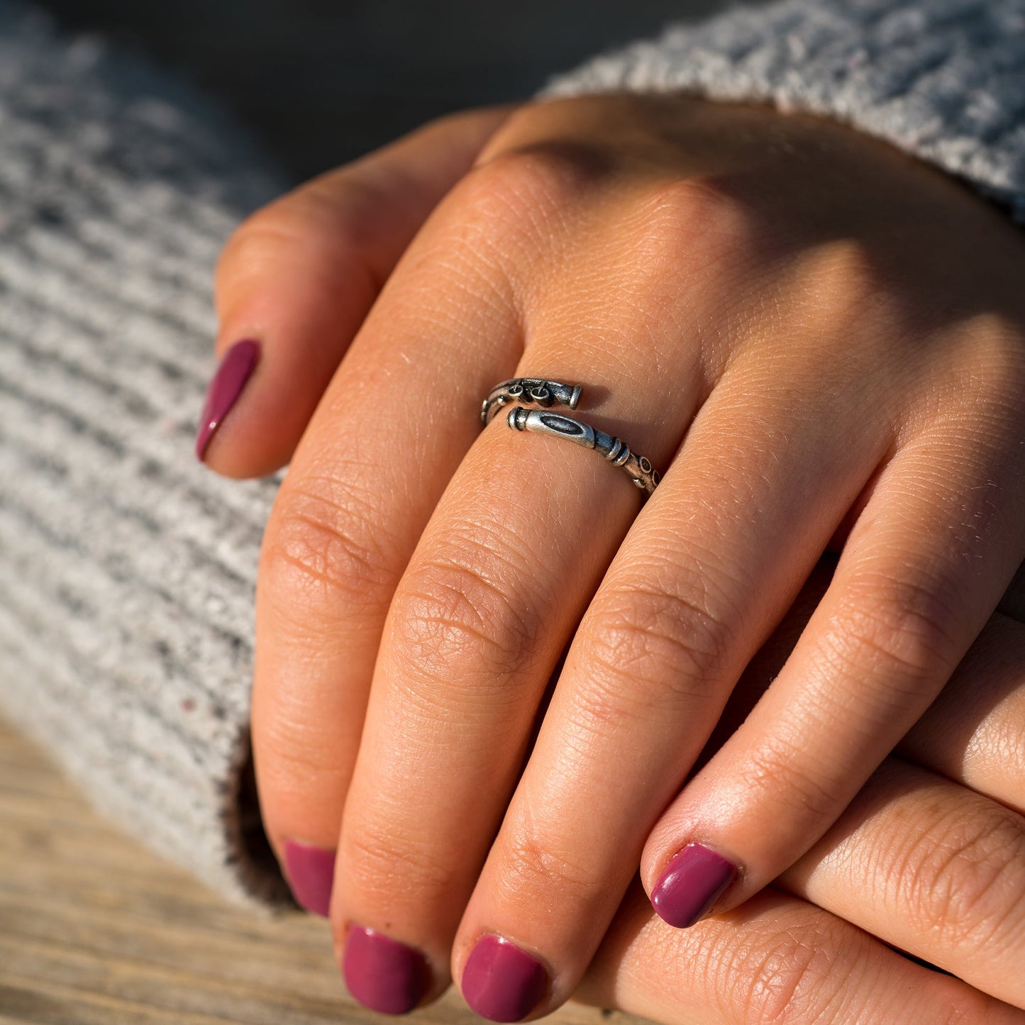 Bague enroulée pour flûte
