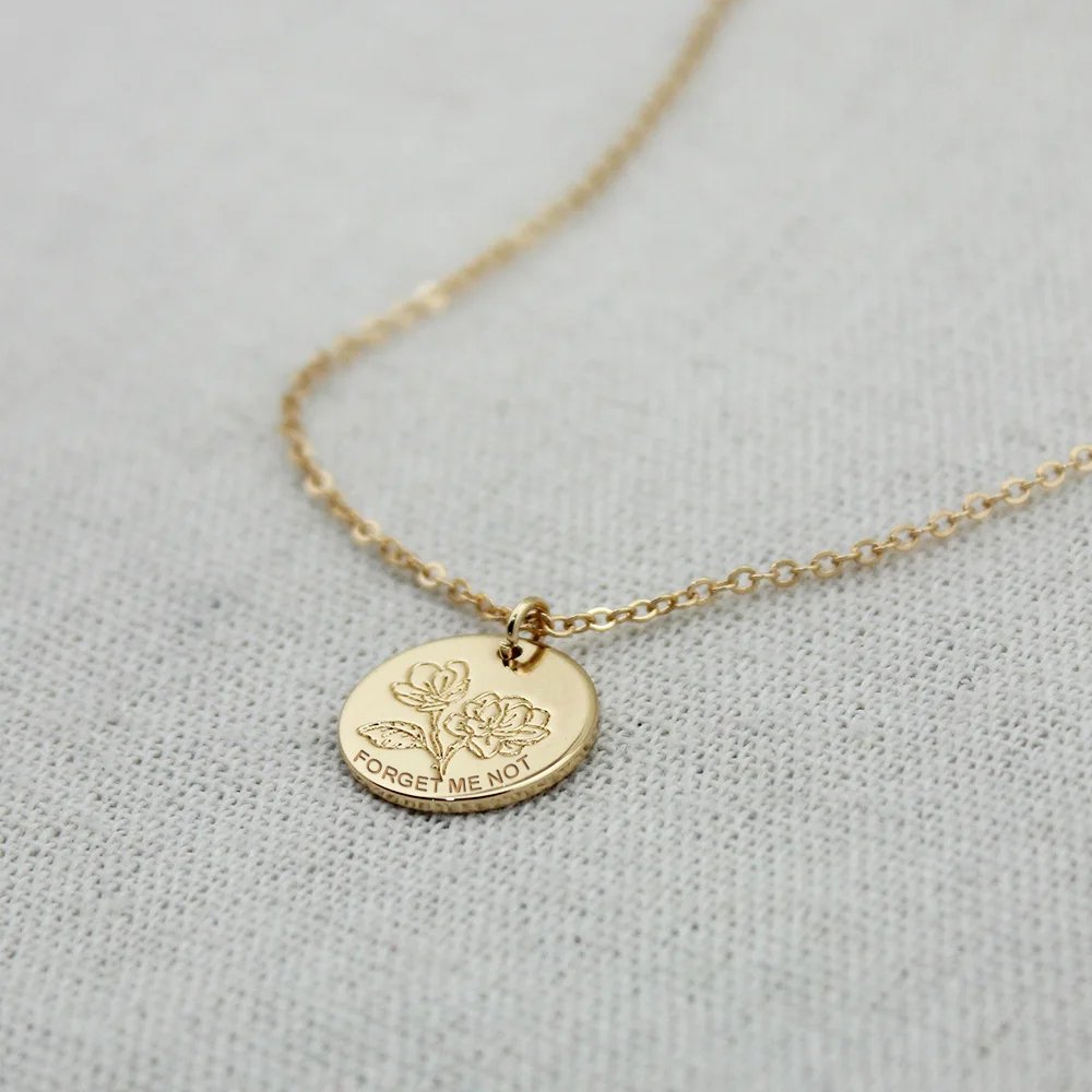 Collier Fleur Myosotis