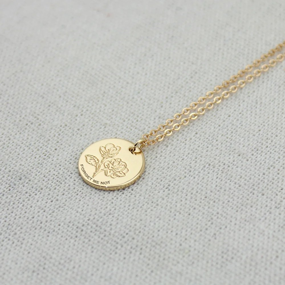 Collier Fleur Myosotis
