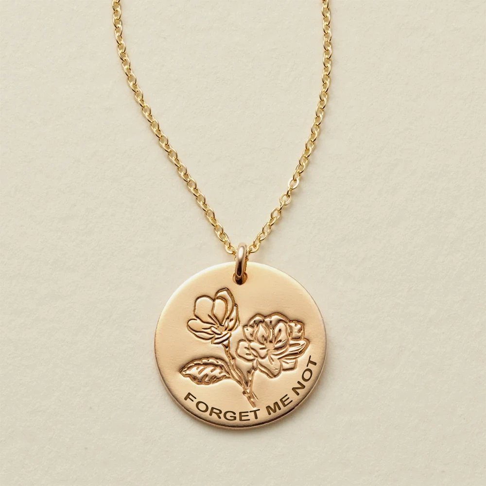 Collier Fleur Myosotis