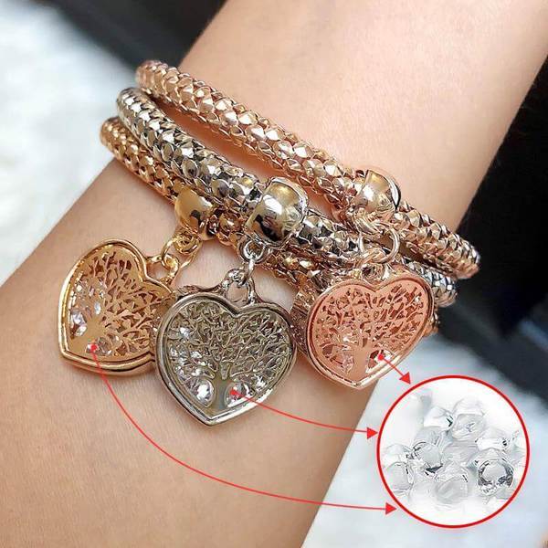 Baum des Lebens – Limitierte Auflage Herz-Charm-Armband
