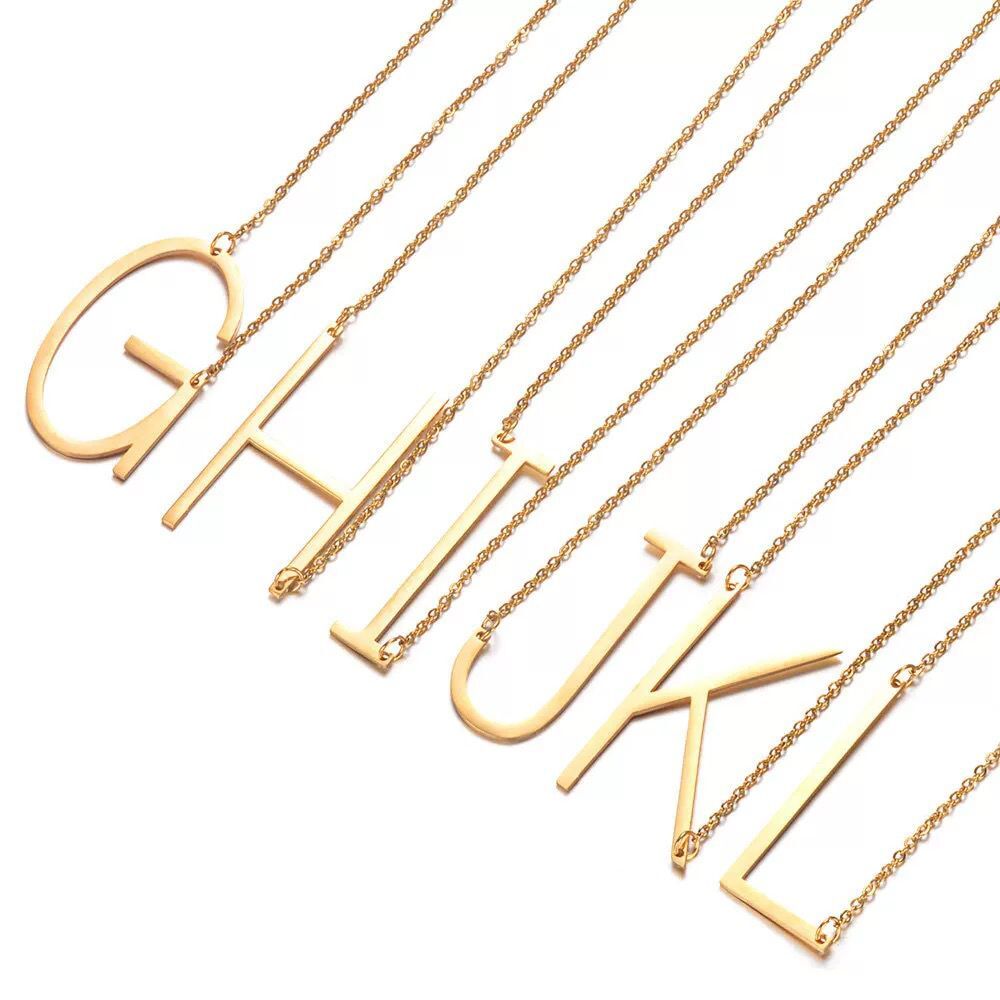 Statement Initial Necklace