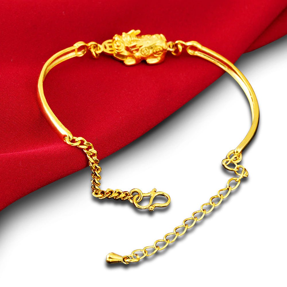 Gold Pixiu Wealth Bracelet