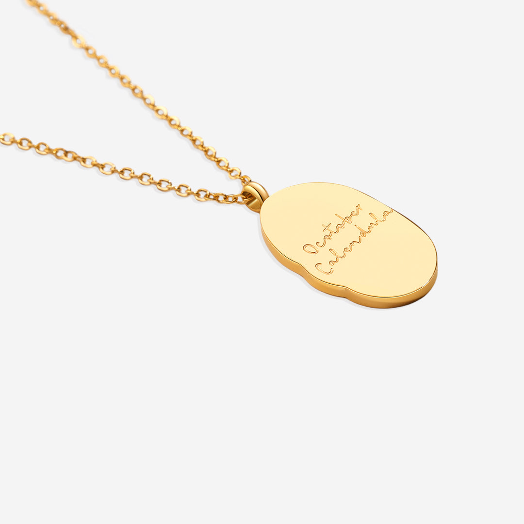 Collier pendentif fleur de naissance en or