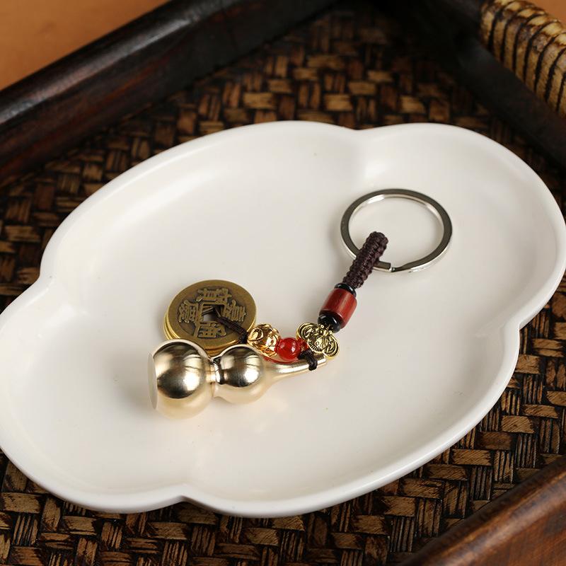 Gourd and Money Bag Lucky Keychain (Bundle)