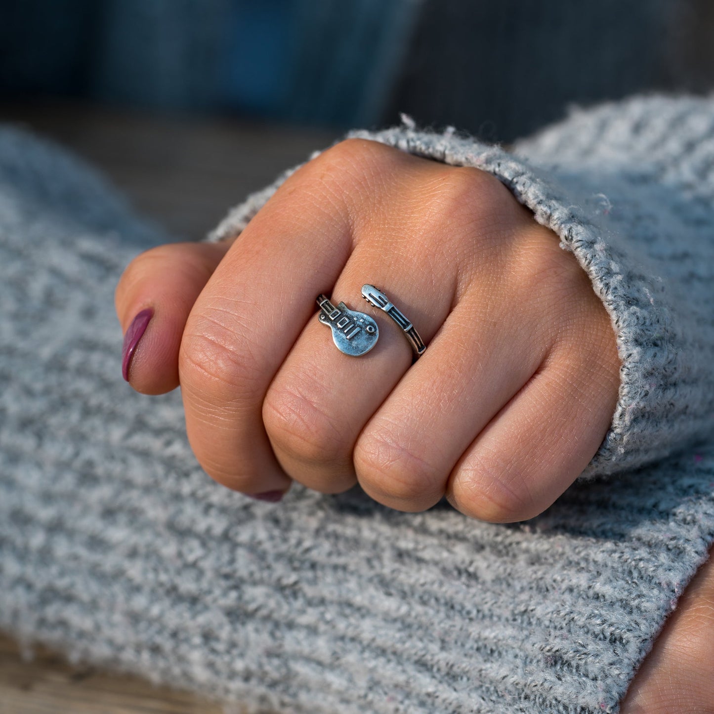 Bague enveloppante pour guitare