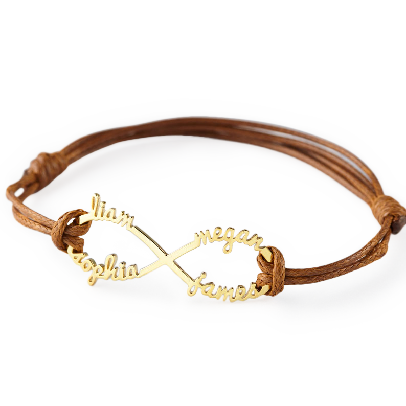 Personalized Infinity Bracelet