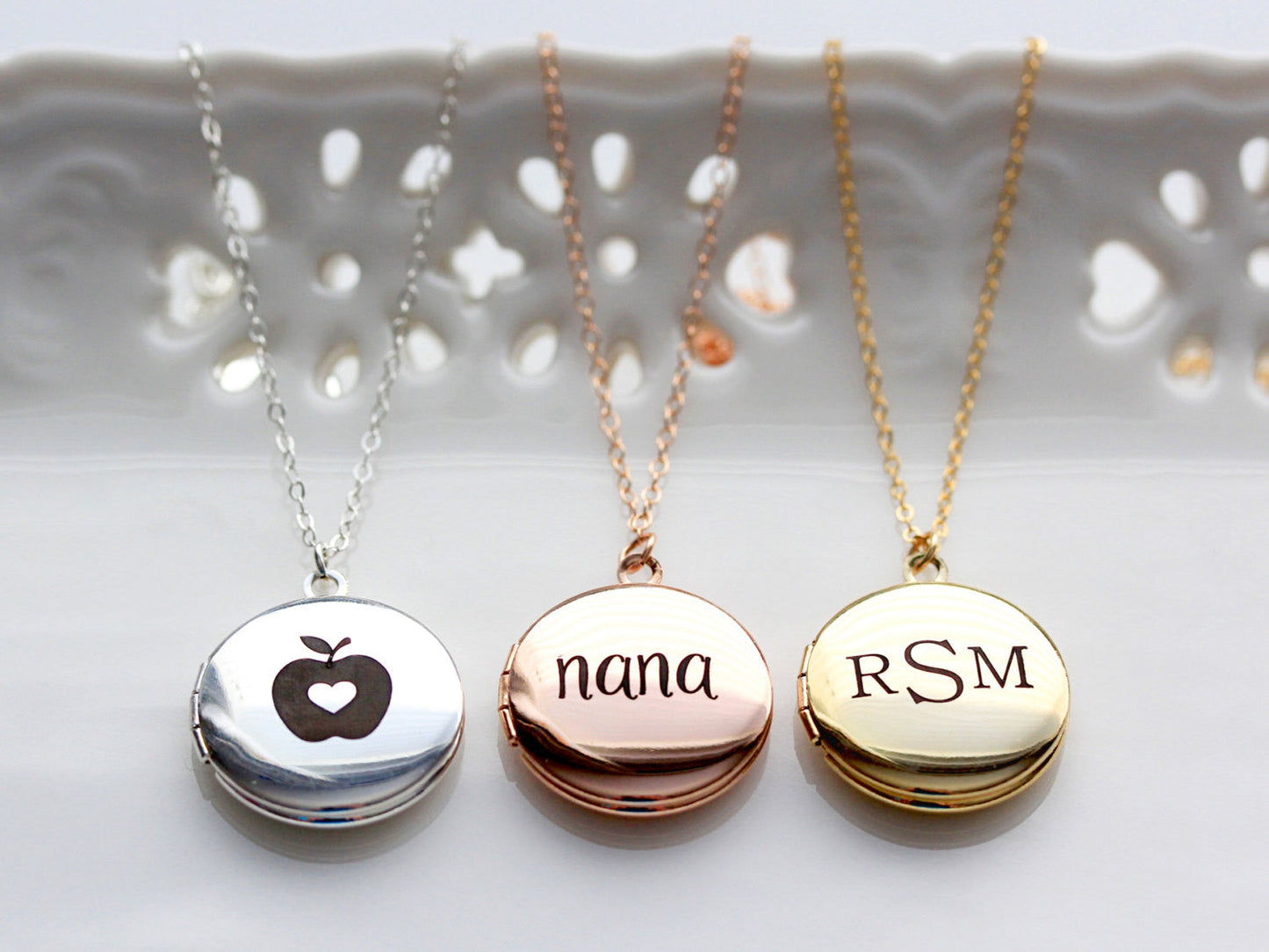 Engraved Locket: Medium