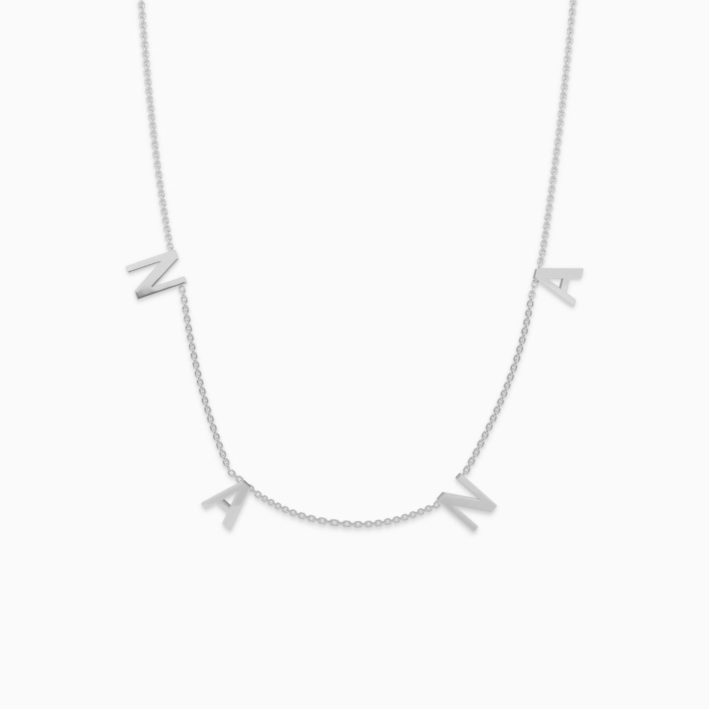 Le collier lettre NANA