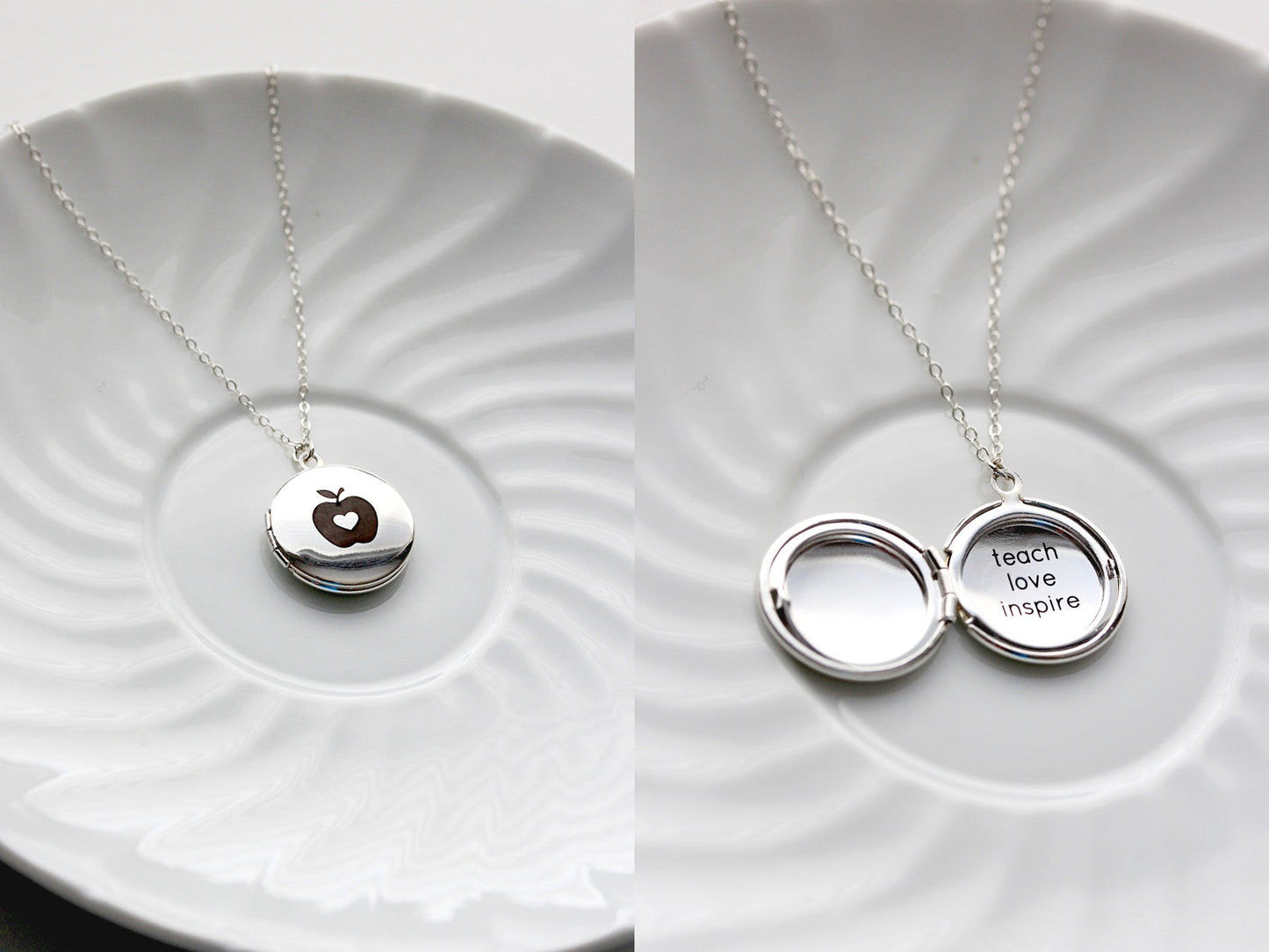 Engraved Locket: Medium