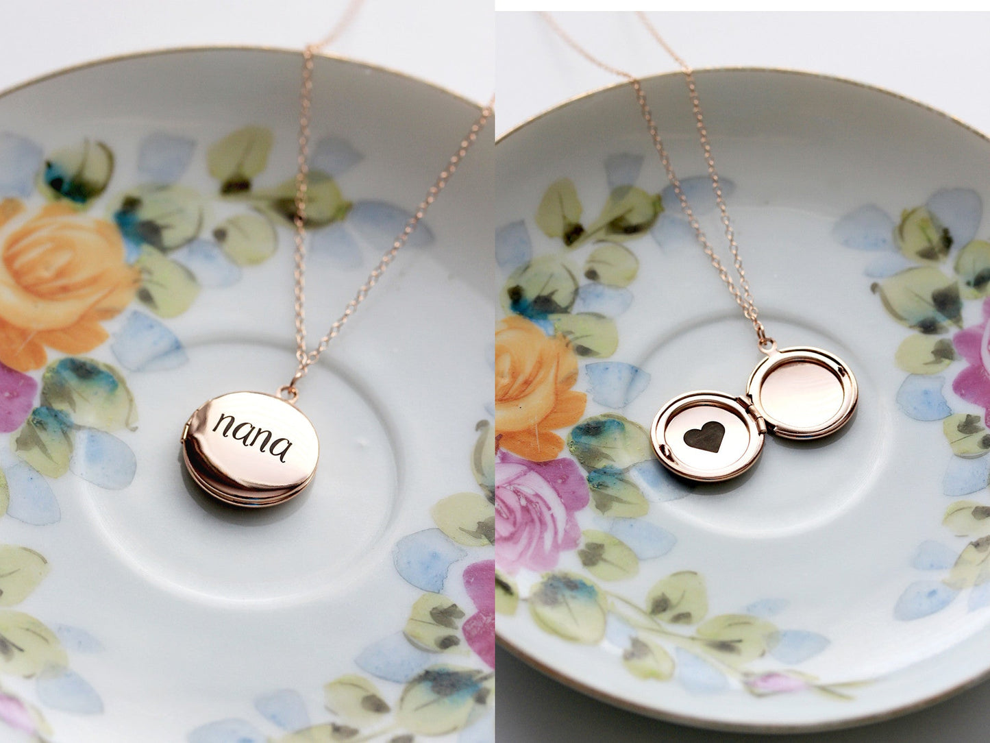 Engraved Locket: Medium