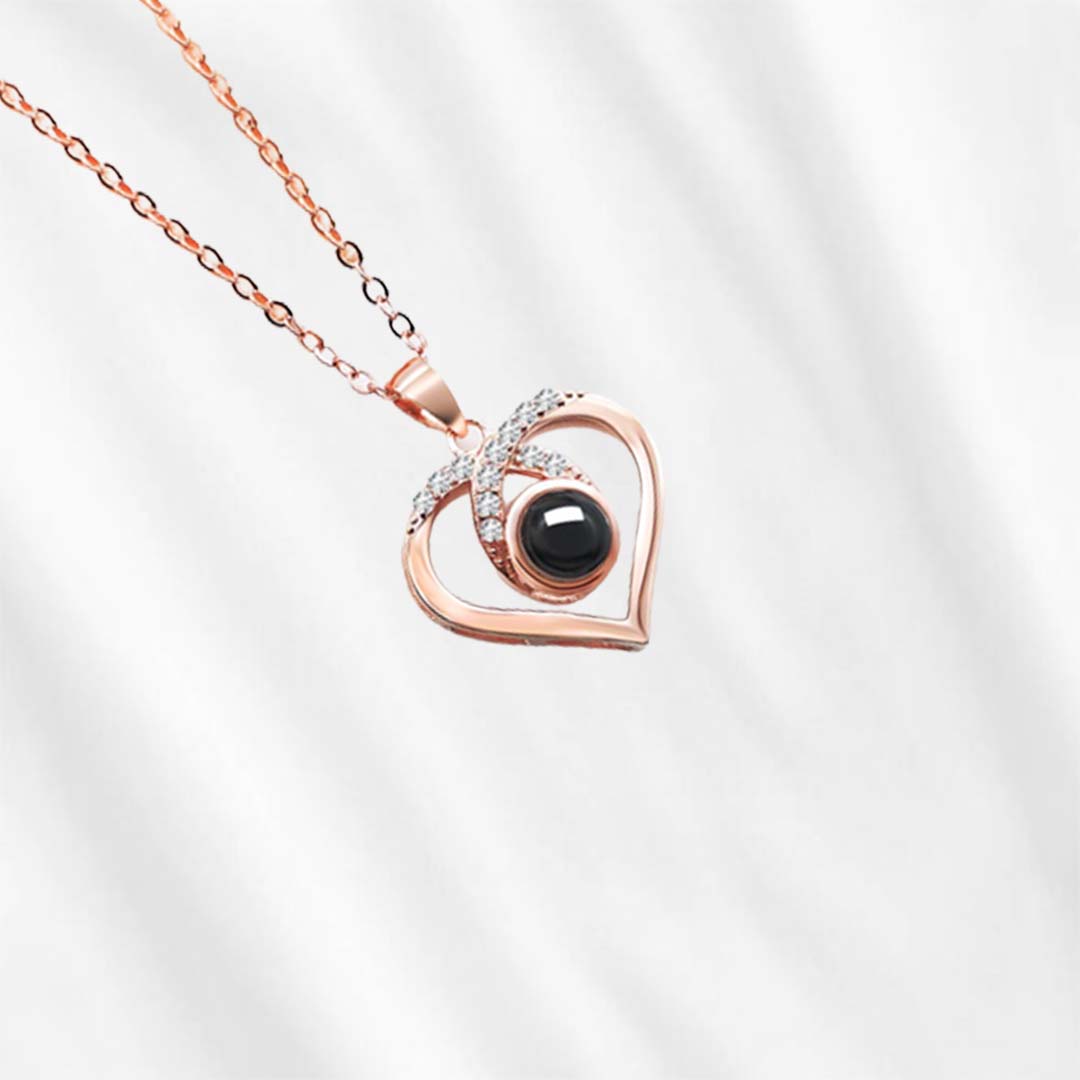 Projection Necklace Gold Finish