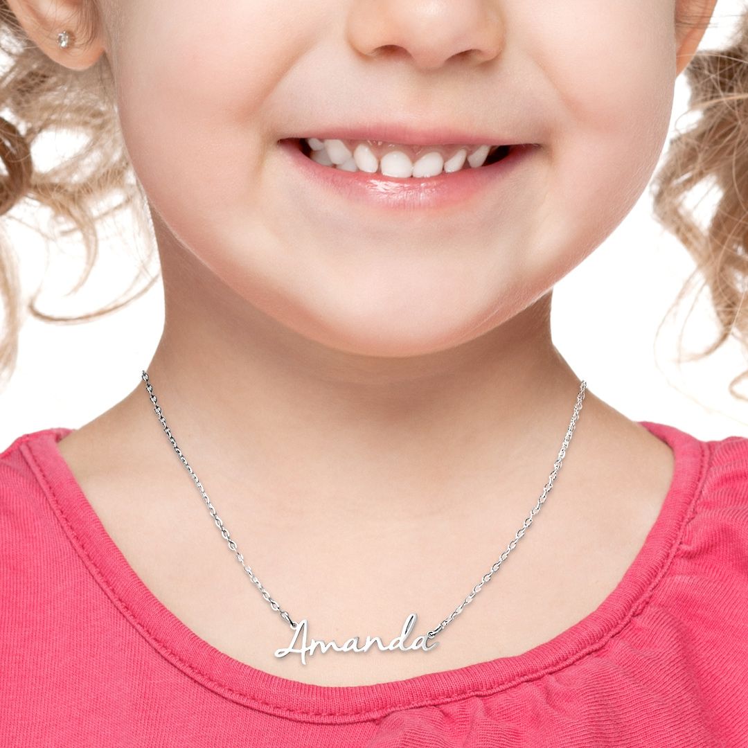 Collier avec nom de fée pour enfants