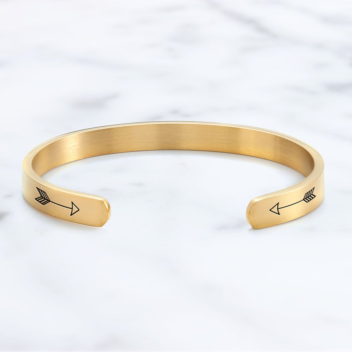 Mama Bear & Her Baby Bears Engraved Cuff Bracelet