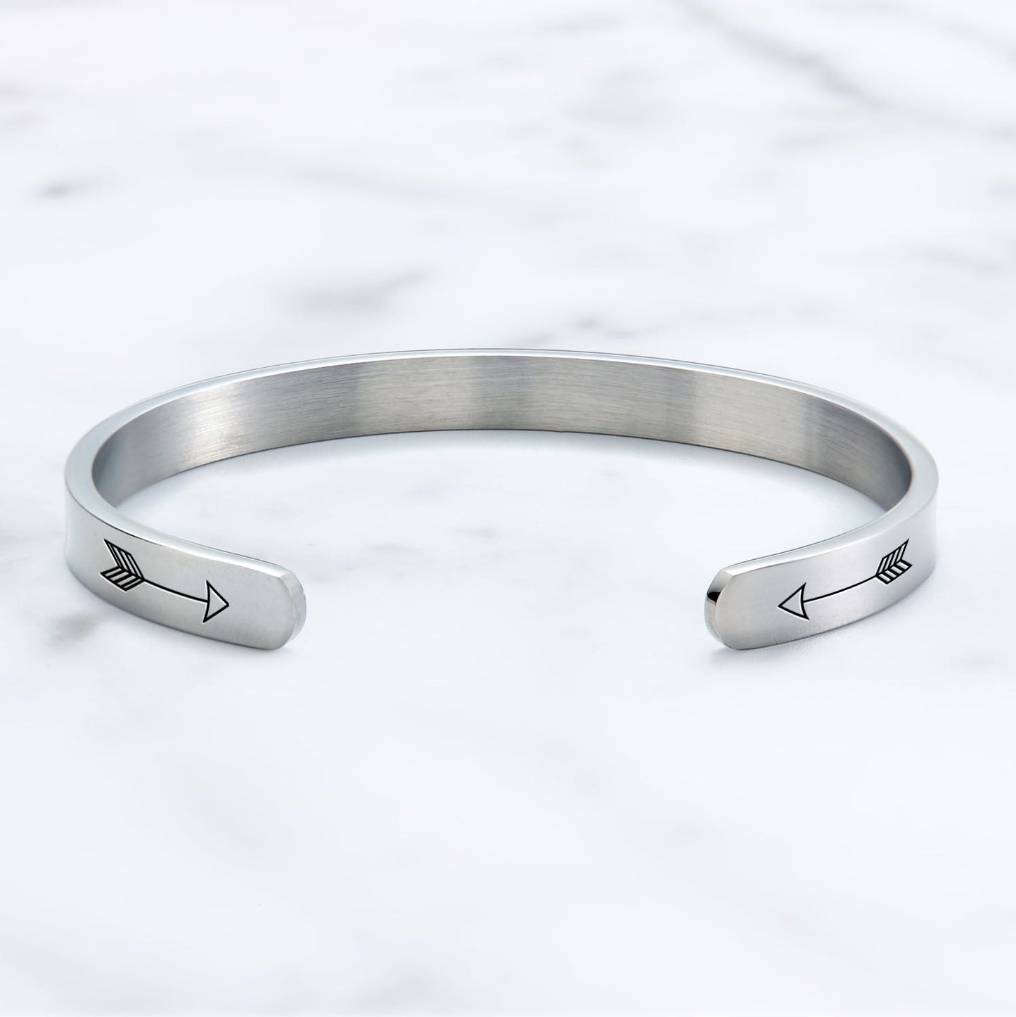 Mama Bear & Her Baby Bears Engraved Cuff Bracelet