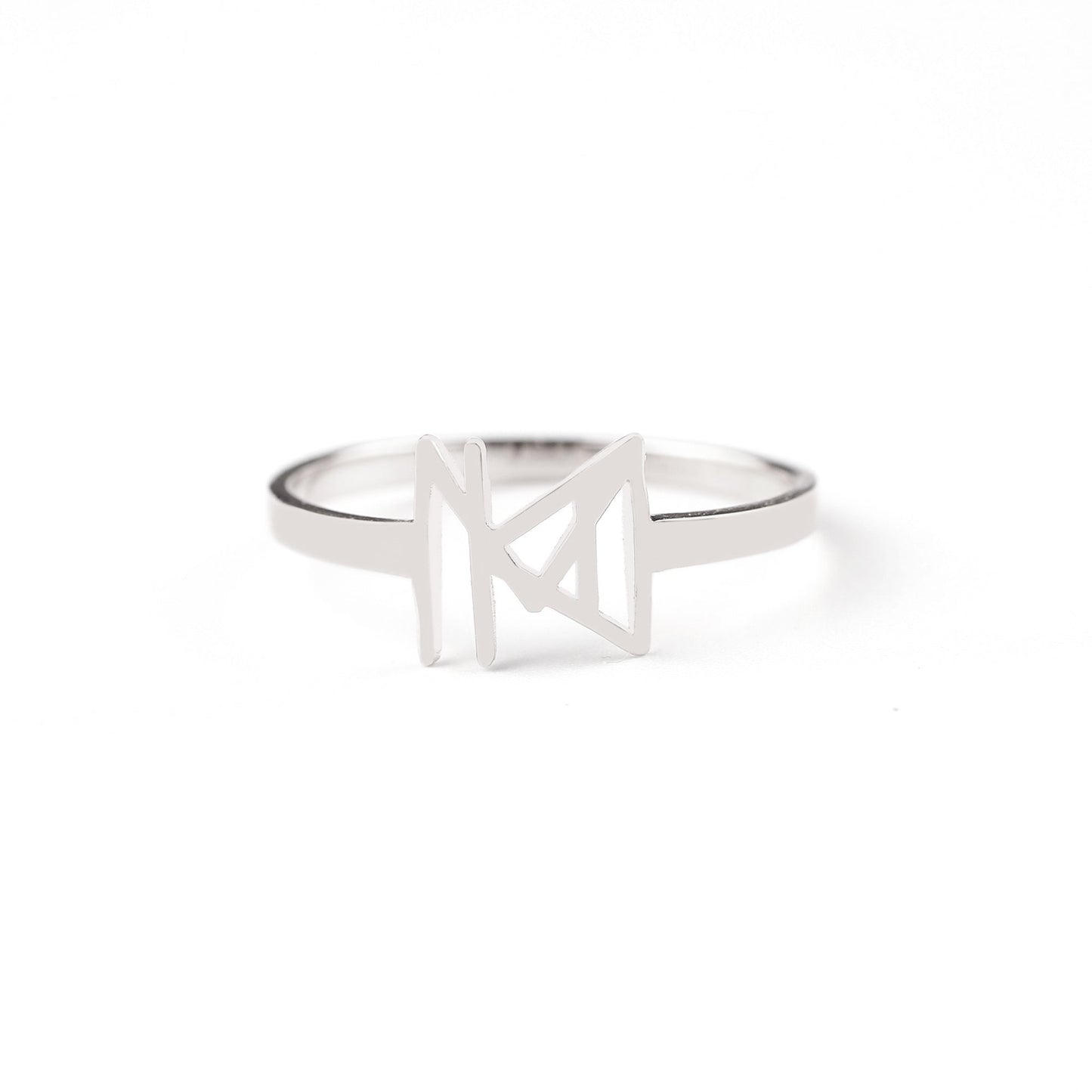 Monogram Name Ring