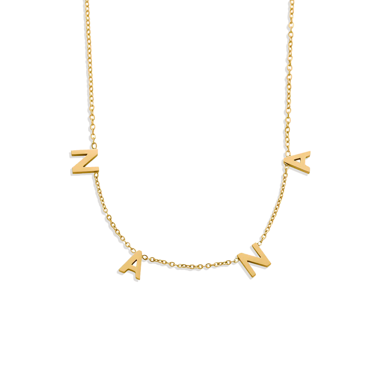Le collier lettre NANA