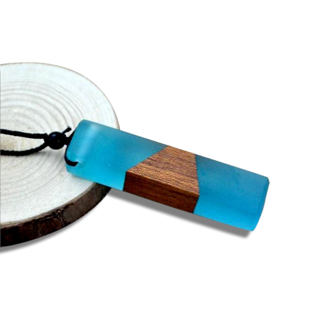 Natural Wood And Water Anti-Anxiety Necklace