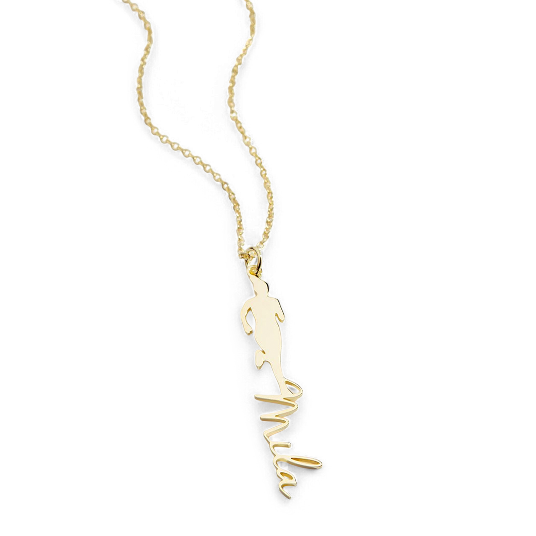Runner Name Necklace