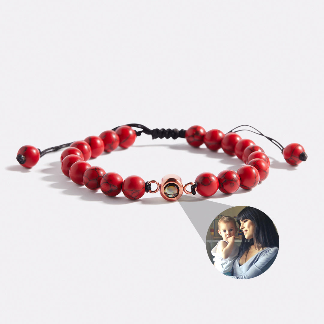 Beaded Photo Bracelet