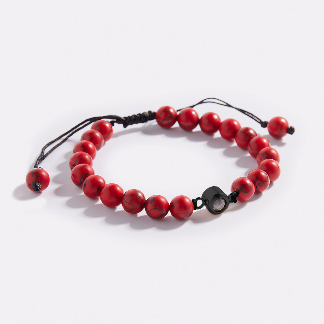 Beaded Photo Bracelet