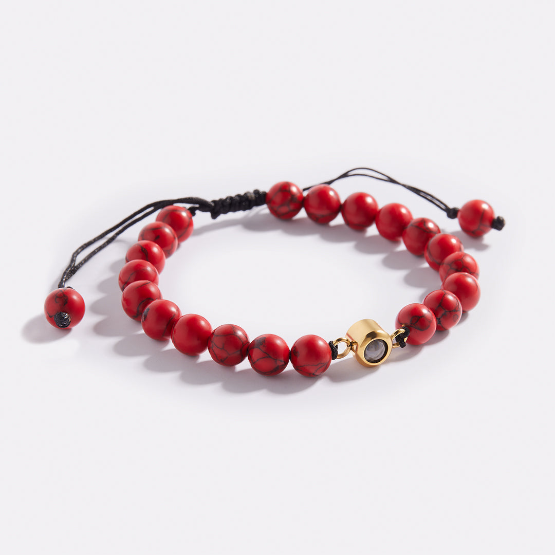 Beaded Photo Bracelet