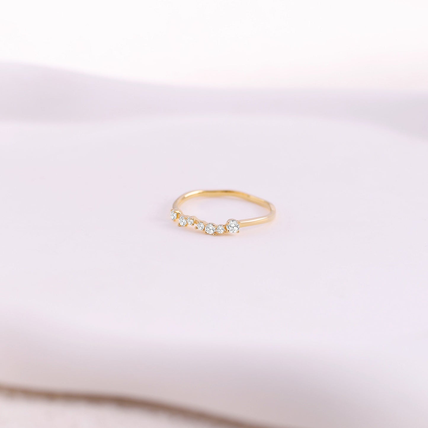 Bague en diamant scintillant