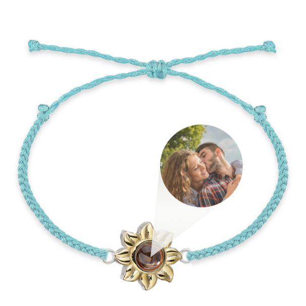 Sunflower Photo Bracelet