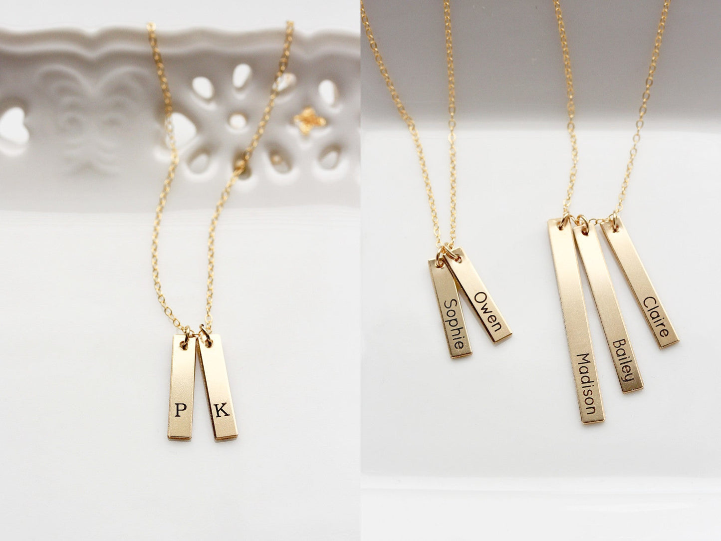 Engraved Tag Necklace: Build Your Own