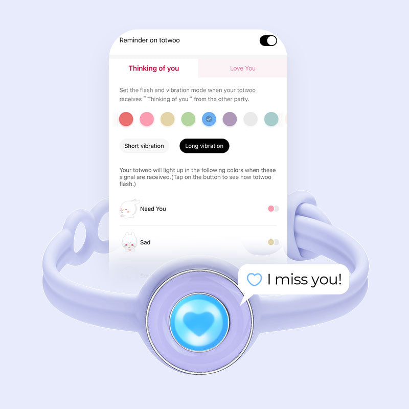 Bracelets tactiles Candy Original (noir et violet)