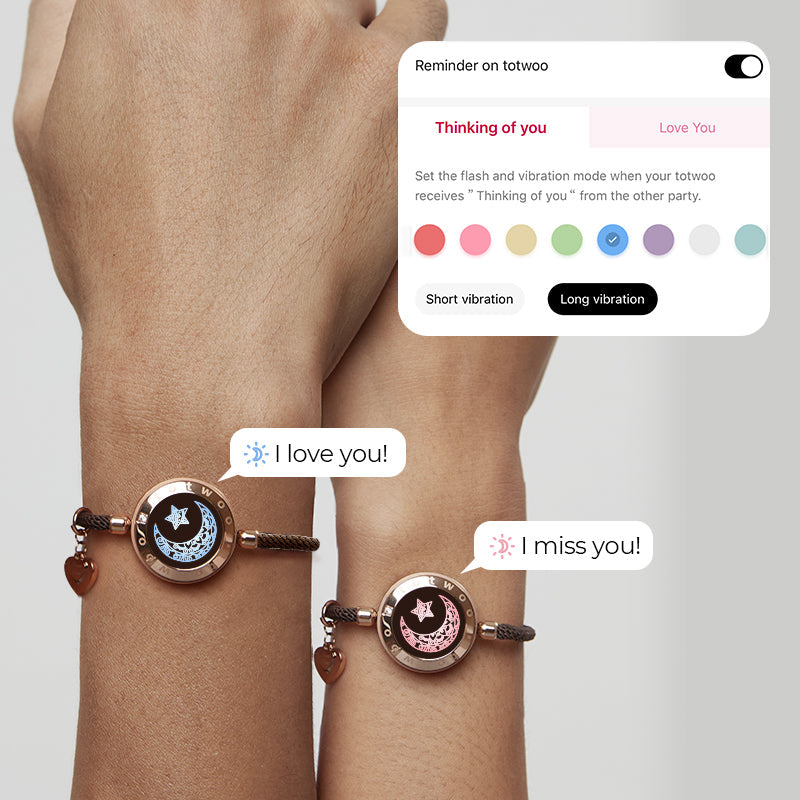 Bracelets Moon&Star Touch avec corde Milan (marron + marron)