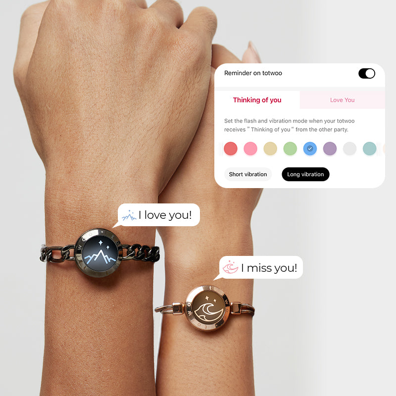 Bracelets Mountain&Sea Touch (chaîne Figaro noire + chaîne serpent en or rose)