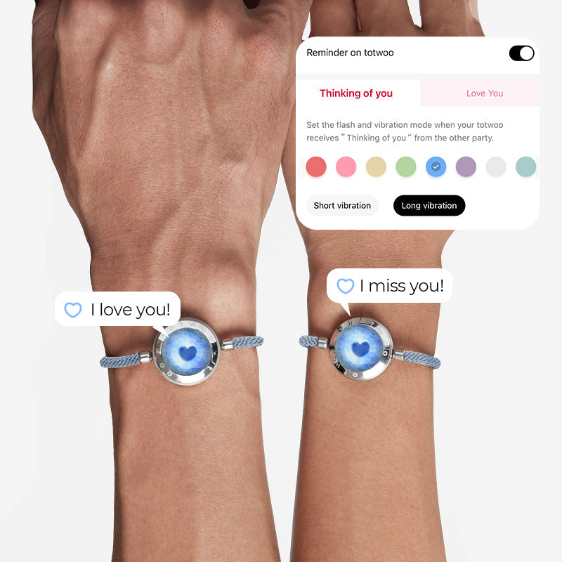 Bracelets tactiles Azure Dream 2.0 avec aventurine bleue