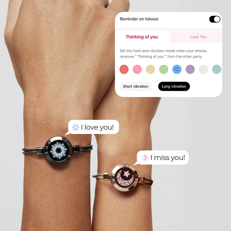 Sun&Moon Touch Armbänder mit Schlangenkette