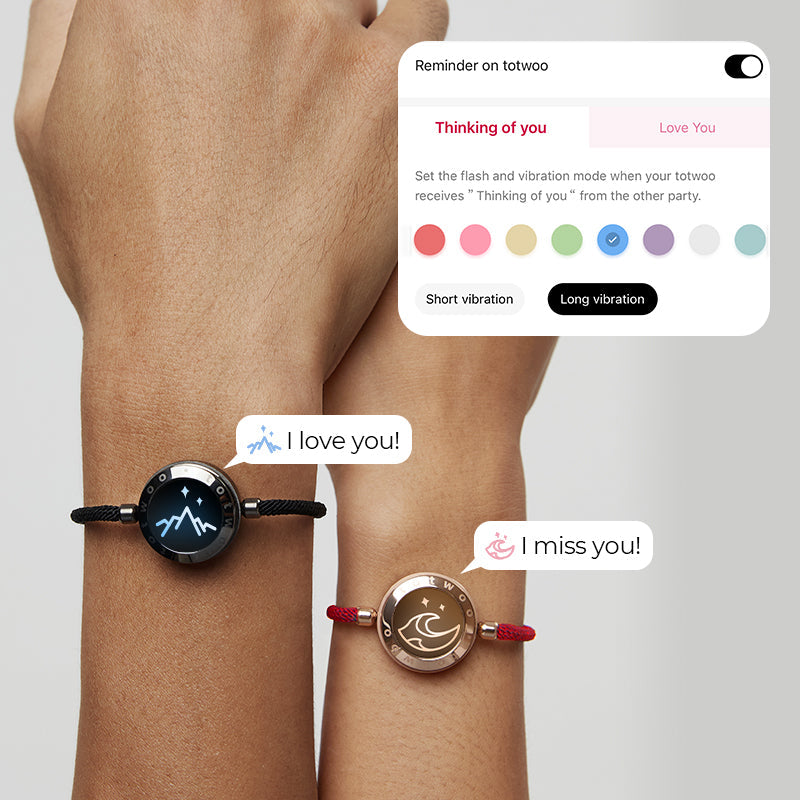 Bracelets tactiles Mountain&Sea avec corde Milan (noir et rouge)